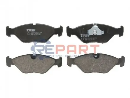 Комплект гальмівних колодок передн, SAAB 900 I, 9000 2.0-3.0 09.84-12.98 TRW GDB969