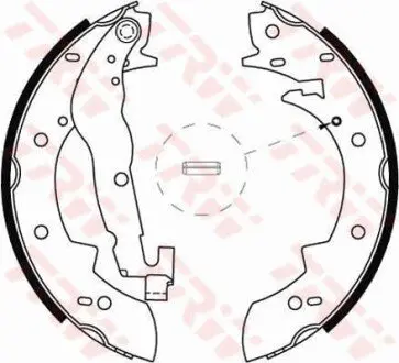 Гальмівна колодка VOLVO 340-360 ALFA ROMEO 33 BMW 3 (E30) PEUGEOT 204, 205 I, 304 RENAULT 18, 18 VARIABLE, 5, CLIO I, ESPACE I, SAFRANE II SUZUKI SJ410, X-90 1.0-Electric 10.65-12.00 TRW GS6237