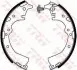 Гальмівна колодка TOYOTA CELICA, CRESSIDA, CROWN, DYNA 100, HIACE III, HIACE IV, HILUX VI, LAND CRUISER, LITEACE, MODEL F, PREVIA I, TOWN ACE 1.5-4.2 04.80-07.05 TRW (GS8184) зображення 1