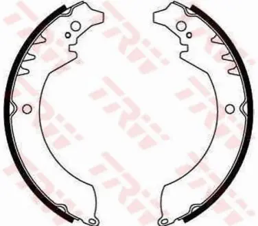 Гальмівна колодка DAIHATSU FEROZA, ROCKY, RUGGER, WILDCAT/ROCKY 1.6/2.0/2.8D 04.84-12.99 TRW GS8251
