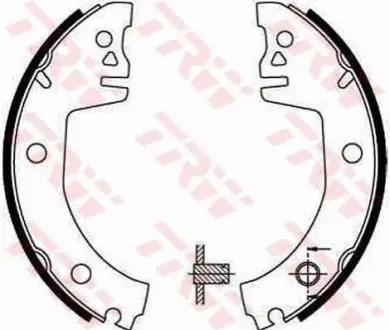Гальмівна колодка SKODA FAVORIT, FAVORIT FORMAN 1.3 06.88-06.97 TRW GS8300