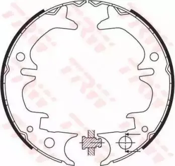 Гальмівна колодка TOYOTA CAMRY, CARINA V, CELICA 2.0/2.5 08.85-02.93 TRW GS8430