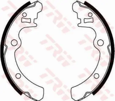 Гальмівна колодка SUBARU LEONE II, LEONE III 1.3/1.6/1.8 03.79-02.92 TRW GS8506