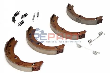 Фото 1 — Колодки ручника MB Vito (W639) 03- (186x20) (з пружинками) TRW (GS8741) Фото Колодки ручника MB Vito (W639) 03- (186x20) (з пружинками) TRW (GS8741) зображення 1