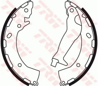 Гальмівна колодка HYUNDAI ACCENT IV, I10 I, I10 III, I20 ACTIVE, I20 I, I20 II, SOLARIS KIA RIO III 1.0-1.6D 12.07 TRW GS8785