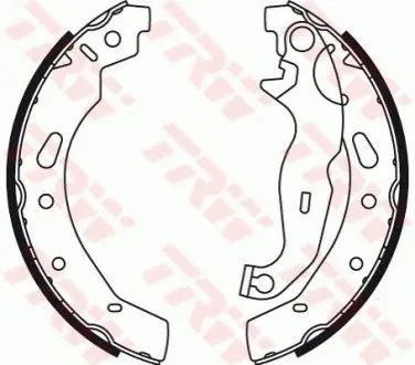 Гальмівна колодка MAZDA 2 1.3-1.6D 07.07-06.15 TRW GS8787