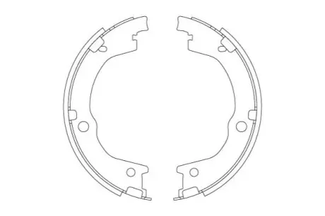 Гальмівна колодка HYUNDAI H-1, H-1 / STAREX, SANTA FÉ II, TRAJET 2.0-2.7 09.99-12.12 TRW GS8829
