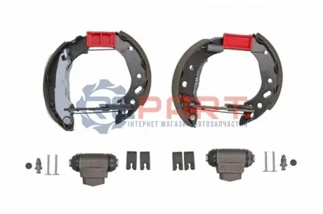 Комплект барабанного гальма (колодки, циліндр, пружинки) FORD FIESTA, FIESTA IV, KA, PUMA MAZDA 121 III 1.25-1.8D 08.95-11.08 TRW GSK1676