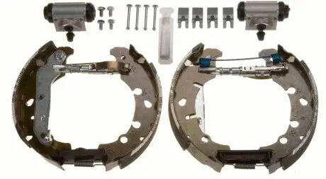 Комплект барабанного гальма (колодки, циліндр, пружинки) FORD FIESTA, FIESTA IV, FIESTA V, FUSION, KA, STREET KA MAZDA 121 III, 2 1.0-1.8D 08.95-12.12 TRW GSK1693