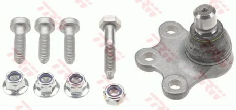 Шарова опора лів/прав (нижн/зовнішній передн) (діаметр конуса 18mm) DS DS 3 CITROEN C3 II, C3 III, C3 ORIGIN III, DS3 PEUGEOT 208, 208 I 1.0-1.6D 11.09- TRW JBJ1097