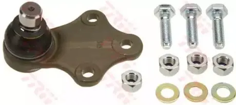 Шарова опора Лів/Прав (нижн/зовнішній передн) (діаметр конуса 18mm, з комплектуючими) PEUGEOT 306 1.1-2.0D 04.93-12.02 TRW JBJ709