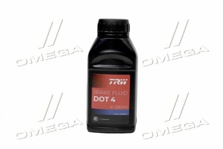 Жидкость тормозов. DOT4 0,25 л (выр-во) TRW PFB425ENG