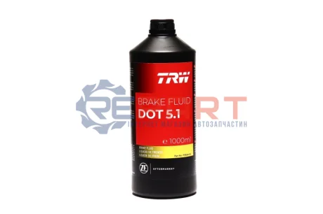 Гальмівна рідина DOT5.1 (1L) [сухість: 269°C, вологість: 187°C, в'язкість: 810мм²/с] SAE J1703, ISO/DIN 4925 TRW PFB501SE Купити в Україні