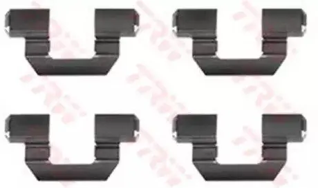 Тормозные колодки (монтажный набор) TRW PFK235