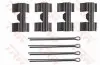 Монтажний набір гальмівних колодок IVECO DAILY I, DAILY II ALFA ROMEO AR 8 FORD TRANSIT LAND ROVER 110/127, DISCOVERY I, RANGE ROVER I LDV 400 ROVER 2000-3500 1.6-3.5 07.70-05.99 TRW (PFK256) зображення 1