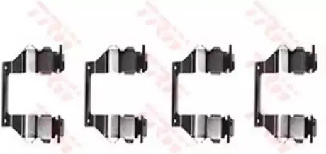 Монтажний набір гальмівних колодок MITSUBISHI L 300 / DELICA II, L 300 III, L200, PAJERO I 1.6-3.0 05.80-02.06 TRW PFK278 Купити в Україні