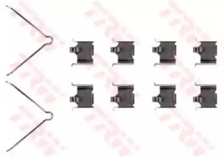 Монтажний набір гальмівних колодок MAZDA 323 C IV, 323 F V, 323 F VI, 323 S IV, 323 S V, 323 S VI, 626 III, 626 IV, 626 V, RX-7 II, RX-7 III SEAT CORDOBA 1.3-2.2 01.88-05.04 TRW PFK328