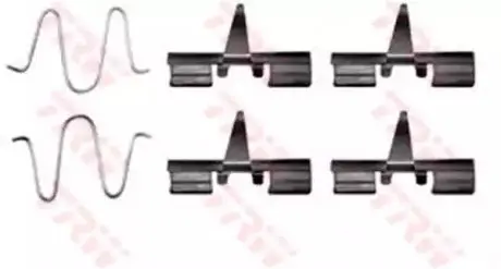 Монтажный набор тормозных колодок MAZDA 323 C IV, 323 F IV, 323 S IV, MX-3, MX-5 I 1.6/1.8 06.89-09.98 TRW PFK329