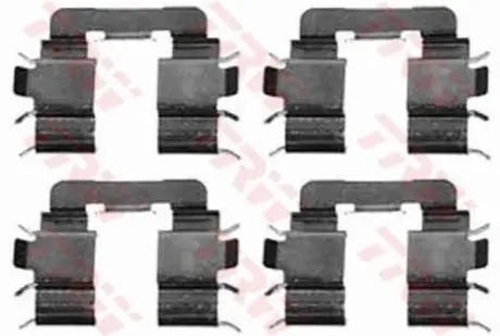 Монтажний набір гальмівних колодок NISSAN MICRA II 1.0-1.5D 08.92-02.03 TRW PFK388