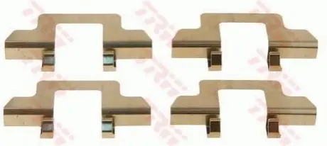 Тормозные колодки (монтажный набор) TRW PFK437