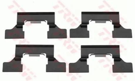 Тормозные колодки (монтажный набор) TRW PFK493