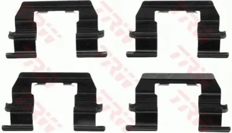 Монтажний набір гальмівних колодок HONDA ACCORD II, ACCORD III HYUNDAI ACCENT, ACCENT I, ACCENT II, GETZ, LANTRA I, PONY, PONY / EXCEL, S 1.1-1.8 09.83-12.10 TRW PFK524