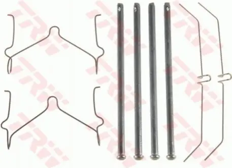 Монтажний набір гальмівних колодок TOYOTA LAND CRUISER, LAND CRUISER 100, LAND CRUISER 90 3.0D-4.7 01.90 TRW PFK549