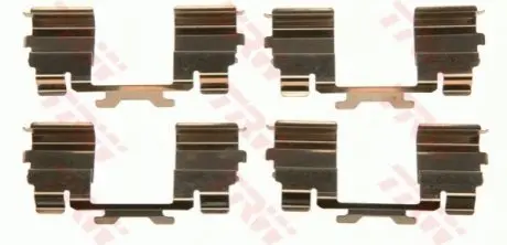 Монтажний набір гальмівних колодок CITROEN JUMPER III FIAT DUCATO PEUGEOT BOXER 2.2D/2.3D/3.0D 04.06 TRW PFK571