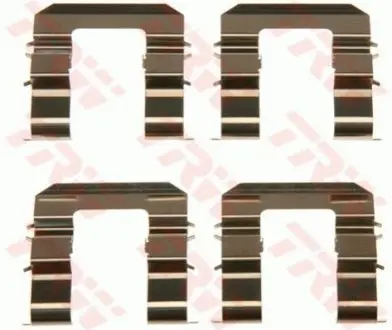 Монтажний набір гальмівних колодок HYUNDAI ACCENT III KIA RIO II 1.4/1.5D/1.6 03.05-12.11 TRW PFK577