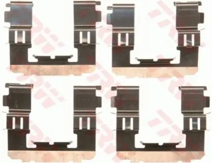 Монтажний набір гальмівних колодок SUBARU FORESTER, LEGACY IV, OUTBACK 2.0-3.0 02.02-12.09 TRW PFK582