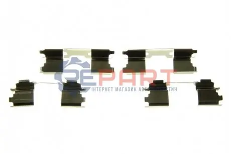 Фото 1 — Мотажний комплект гальмівних колодок TRW (PFK599) Фото Мотажний комплект гальмівних колодок TRW (PFK599) зображення 1