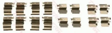 Монтажний набір гальмівних колодок ASTON MARTIN DB7 VOLANTE FUSO (MITSUBISHI) CANTER VII (FB7_, FE7_, FB8_, FE8_) MITSUBISHI CANTER VI (FE5, FE6, FB5, FB6) 3.0D/3.9D/5.9 07.99 TRW PFK636