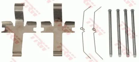 Фото 1 — Мотажний комплект гальмівних колодок TRW (PFK655) Фото Мотажний комплект гальмівних колодок TRW (PFK655) зображення 1