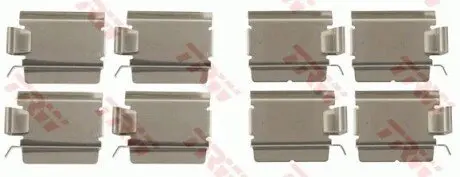 Монтажний набір гальмівних колодок CHRYSLER TOWN & COUNTRY, VOYAGER V DODGE GRAND, JOURNEY FIAT FREEMONT LANCIA VOYAGER 2.0D-4.0 06.07 TRW PFK656