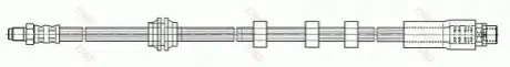 Шланг гальмівний (передній) BMW 5 (E60/E61)/6 (E63/E64) 03-10 (555mm) TRW PHB418 Купити в Україні