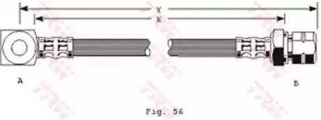 Тормозной шланг TRW PHD295