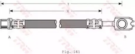 Тормозной шланг TRW PHD351