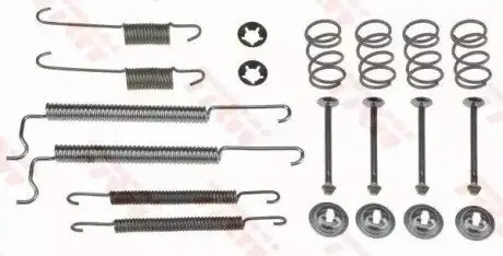 Монтажний набір гальмівної колодки (OPEL) OPEL ASCONA C, KADETT D, KADETT E, KADETT E COMBO 1.2-2.0 08.79-07.94 TRW SFK116