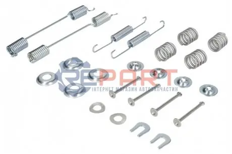 Монтажний набір гальмівної колодки (SUMITOMO) HYUNDAI SONATA II, SONATA III NISSAN BLUEBIRD, LAUREL, PRAIRIE, PRAIRIE PRO, PRIMERA, SUNNY II, SUNNY III, VANETTE 1.5-2.8D 11.83-12.01 TRW SFK122 Купити в Україні