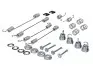 Монтажный набор тормозной колодки (BENDIX) PEUGEOT 306, 405 I, 405 II RENAULT TWINGO I 1.1-1.9D 01.87-03.07 TRW (SFK218) изображение 1