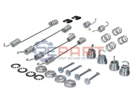 Монтажный набор тормозной колодки (BENDIX) PEUGEOT 306, 405 I, 405 II RENAULT TWINGO I 1.1-1.9D 01.87-03.07 TRW SFK218