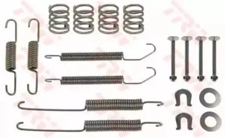 Монтажный набор тормозной колодки (TOKICO) NISSAN 100NX, ALMERA I, SUNNY III 1.4-2.0D 03.90-07.00 TRW SFK226
