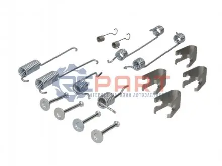 Монтажний набір гальмівної колодки  FORD COURIER, ESCORT CLASSIC, ESCORT V, ESCORT VI, FIESTA, MONDEO I, MONDEO II 1.3-1.8D 03.89-12.11 TRW SFK249