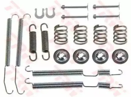 Монтажний набір гальмівної колодки (AKEBONO) MITSUBISHI CARISMA, COLT IV, COLT V, GALANT VI, GALANT VII, GALANT VIII, LANCER IV, LANCER V, LANCER VI, MIRAGE IV, MIRAGE V 1.3-2.5 11.87-10.12 TRW SFK292