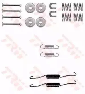 Монтажний набір гальмівної колодки (AKEBONO) TOYOTA ALLION I, BB I, CELICA, COROLLA, IST, OPA, PORTE I, PREMIO, PRIUS, RAUM, WILL CYPHA I, YARIS, YARIS / VIOS, YARIS VERSO 1.0-1.8 04.99-06.20 TRW SFK312