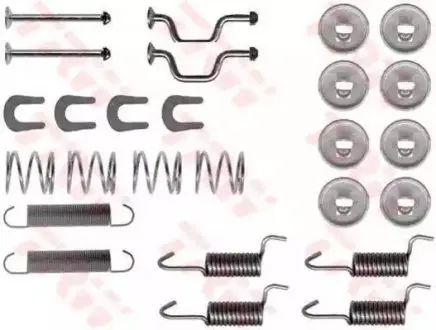 Монтажний набір гальмівної колодки (AKEBONO) TOYOTA AVENSIS, CAMRY, CELICA 1.8-3.0 10.89-02.03 TRW SFK347