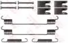 Монтажний набір гальмівної колодки (AP LOCKHEED) CITROEN NEMO FIAT DOBLO, FIORINO, GRANDE PUNTO, LINEA, PUNTO, PUNTO EVO, QUBO FORD FOCUS II, TOURNEO CONNECT, TRANSIT CONNECT 1.0-2.0D 06.02 TRW (SFK351) зображення 1