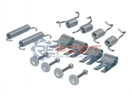 Монтажний набір гальмівної колодки TOYOTA AVENSIS, CARINA E VI, CELICA, COROLLA, COROLLA VERSO, PRIUS, YARIS, YARIS VERSO 1.0-2.4 04.92-12.09 TRW SFK385 Купити в Україні