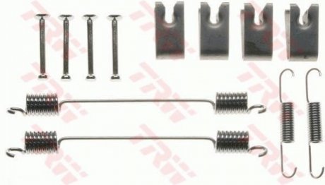 Монтажный набор тормозных колодок TRW SFK410 (фото 1)