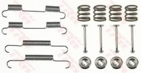 Монтажный набор тормозной колодки NISSAN 370Z, MURANO I, NAVARA NP300, PATHFINDER III 2.5D-4.0 08.03- TRW SFK418